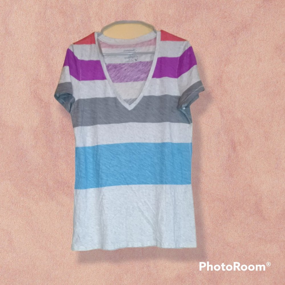 American Eagle Striped Tee
